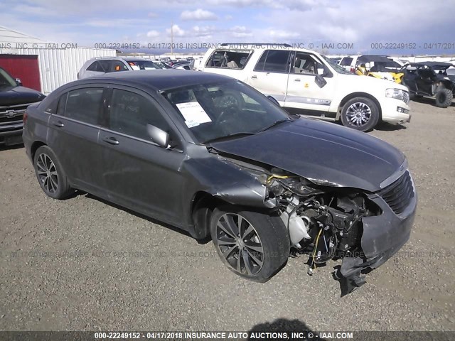 1C3CCBBB9DN612046 - 2013 CHRYSLER 200 TOURING GRAY photo 1