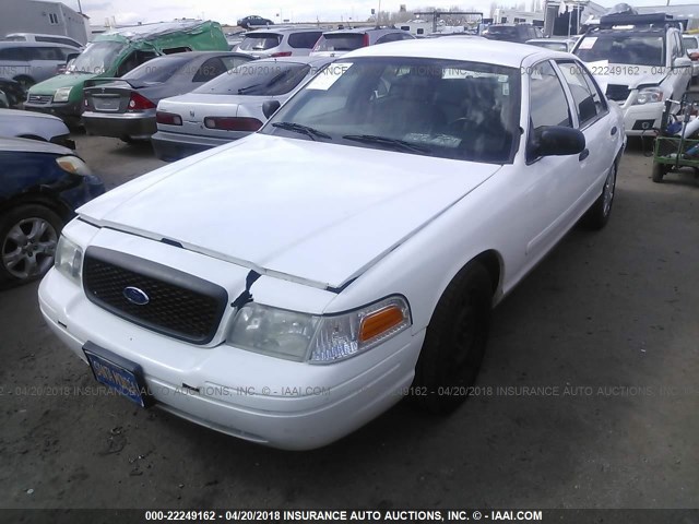 2FAHP71W77X141174 - 2007 FORD CROWN VICTORIA POLICE INTERCEPTOR WHITE photo 2