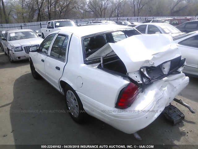 2FAHP71W77X141174 - 2007 FORD CROWN VICTORIA POLICE INTERCEPTOR WHITE photo 3