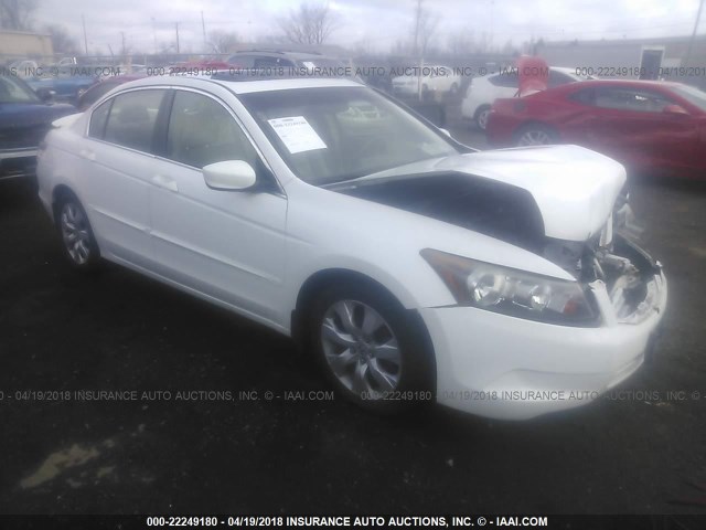 1HGCP26838A111585 - 2008 HONDA ACCORD EXL WHITE photo 1