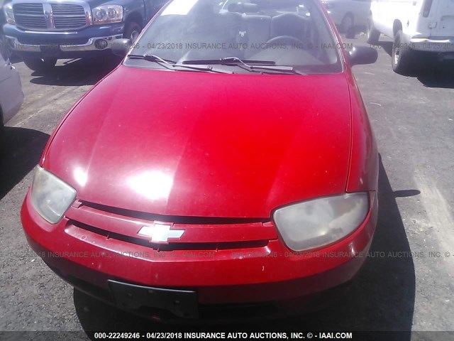 3G1JC52673S187656 - 2003 CHEVROLET CAVALIER CNG RED photo 6