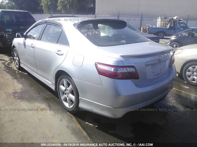 4T1BE46K37U524140 - 2007 TOYOTA CAMRY NEW GENERAT CE/LE/XLE/SE SILVER photo 3