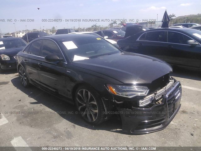 WAUHGAFC9CN170111 - 2012 AUDI A6 PRESTIGE შავი ფოტო 1