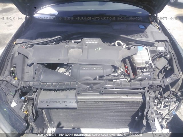 WAUHGAFC9CN170111 - 2012 AUDI A6 PRESTIGE შავი ფოტო 10