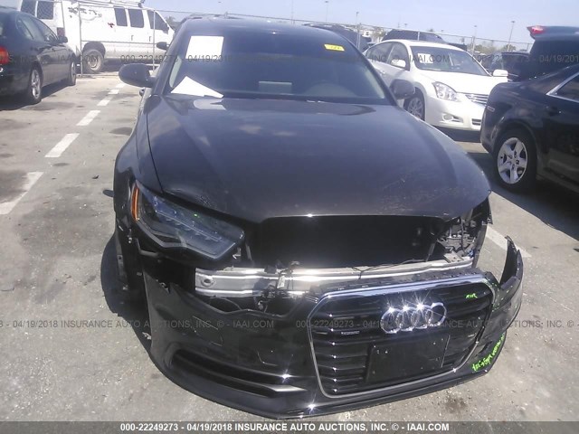 WAUHGAFC9CN170111 - 2012 AUDI A6 PRESTIGE შავი ფოტო 6