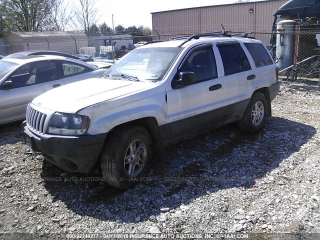 1J4GW48S14C108362 - 2004 JEEP GRAND CHEROKEE LAREDO/COLUMBIA/FREEDOM SILVER photo 2