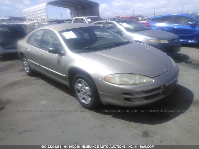 2B3HD46R33H505309 - 2003 DODGE INTREPID SE GOLD photo 1