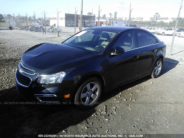 1G1PE5SB6G7187167 - 2016 CHEVROLET CRUZE LIMITED LT BLACK photo 2