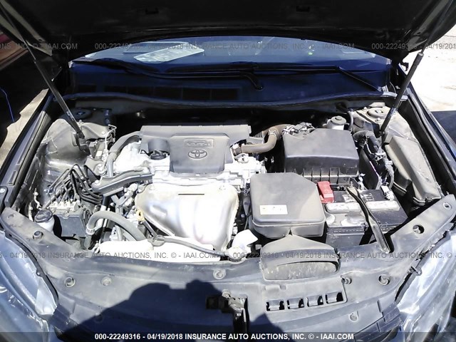 4T1BF1FK0HU717147 - 2017 TOYOTA CAMRY LE/XLE/SE/XSE BLACK photo 10