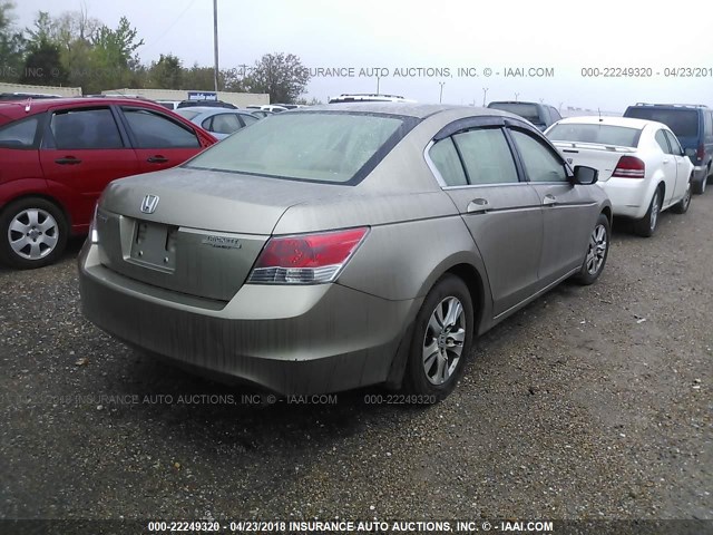 JHMCP26438C072690 - 2008 HONDA ACCORD LXP GOLD photo 4