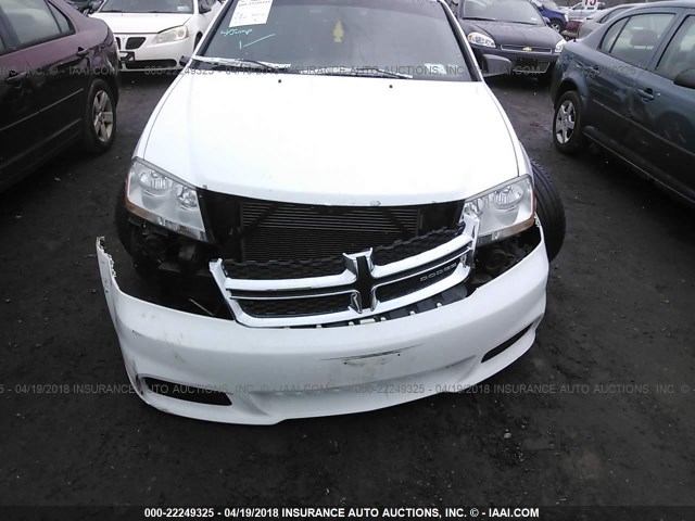 1B3BD4FB1BN563000 - 2011 DODGE AVENGER EXPRESS 白色 照片 6