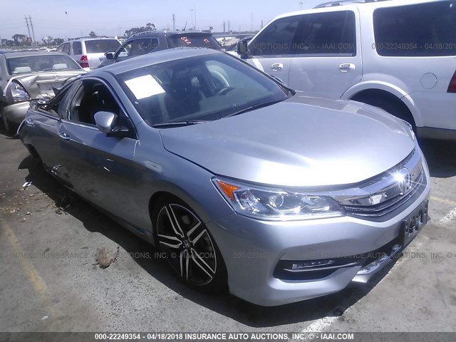 1HGCR2F57HA168341 - 2017 HONDA ACCORD SPORT 银色 照片 1