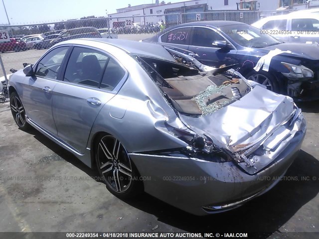 1HGCR2F57HA168341 - 2017 HONDA ACCORD SPORT 银色 照片 3