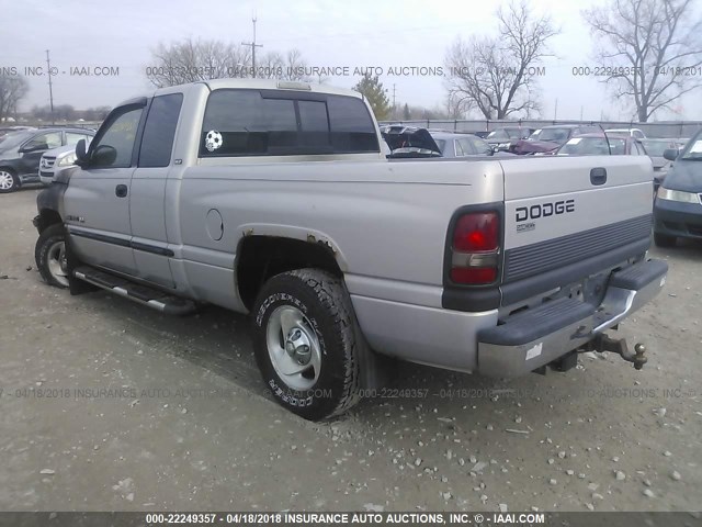 3B7HC13ZX1M245607 - 2001 DODGE RAM 1500 SILVER photo 3