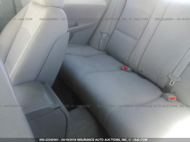 1G1ZG57B58F228391 - 2008 CHEVROLET MALIBU LS SILVER photo 8