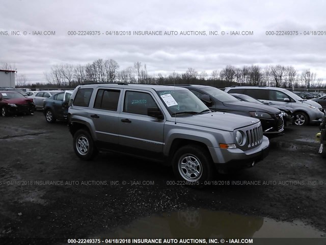 1C4NJPBA3GD536283 - 2016 JEEP PATRIOT SPORT GRAY photo 1