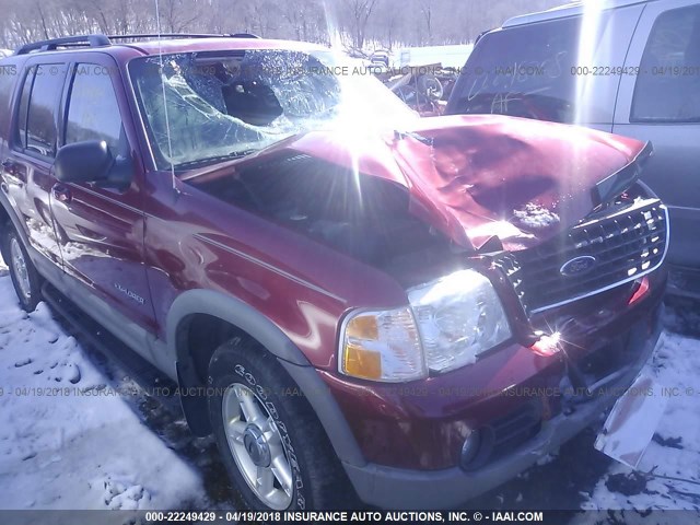 1FMZU73EX2UB67646 - 2002 FORD EXPLORER XLT RED photo 1