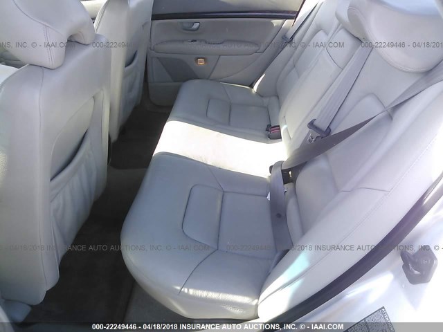 YV1TS92D241353569 - 2004 VOLVO S80 SILVER photo 8