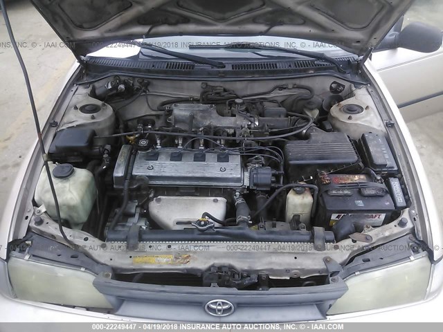 2T1AE09BXSC128510 - 1995 TOYOTA COROLLA LE/DX 金色 照片 10