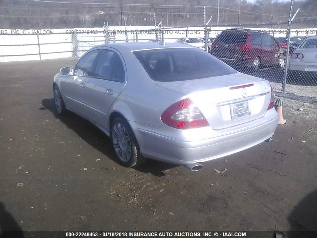 WDBUF87X08B339101 - 2008 MERCEDES-BENZ E 350 4MATIC SILVER photo 3