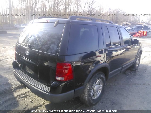 1FMZU73K63UA90863 - 2003 FORD EXPLORER XLT/XLT SPORT/NBX BLACK photo 4