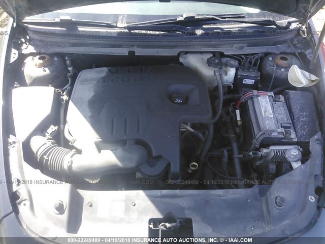 1G1ZC5E17BF275287 - 2011 CHEVROLET MALIBU 1LT 黑色 照片 10