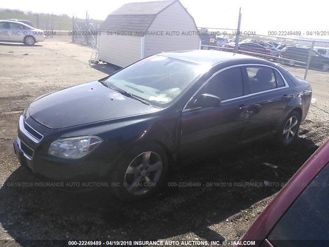 1G1ZC5E17BF275287 - 2011 CHEVROLET MALIBU 1LT 黑色 照片 2