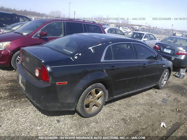1G1ZC5E17BF275287 - 2011 CHEVROLET MALIBU 1LT 黑色 照片 4