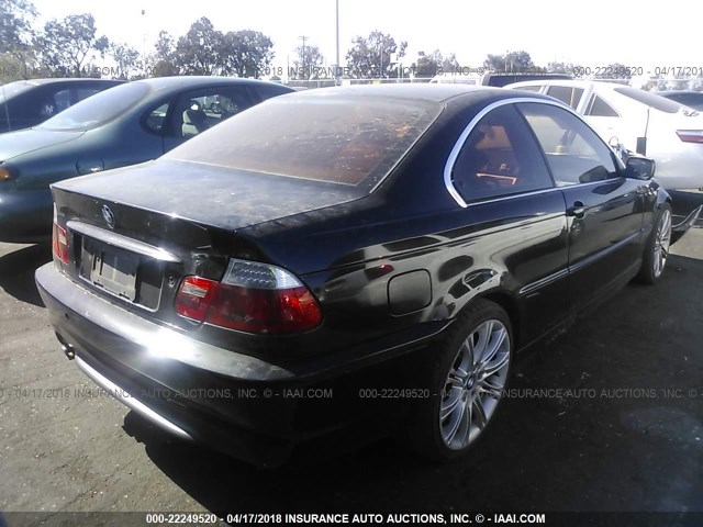 WBABV13424JT21419 - 2004 BMW 325 CI SULEV BLACK photo 4