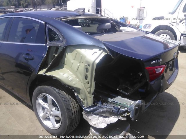 1G1ZB5ST3GF312822 - 2016 CHEVROLET MALIBU LS ლურჯი ფოტო 6