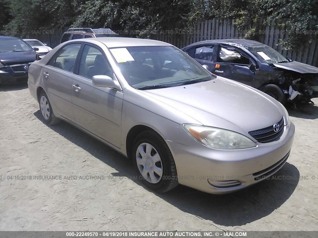 JTDBE32K830241481 - 2003 TOYOTA CAMRY LE/XLE Gold Foto 1