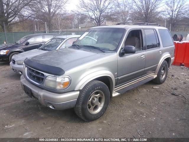 1FMZU84P91ZA53774 - 2001 FORD EXPLORER EDDIE BAUER GREEN photo 2