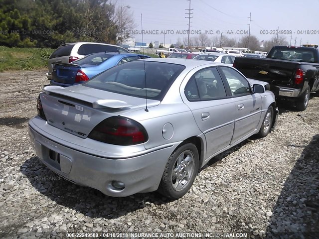 1G2NW52E72M606566 - 2002 PONTIAC GRAND AM GT SILVER photo 4