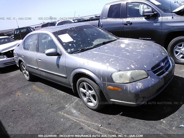 JN1CA31D0YT721722 - 2000 NISSAN MAXIMA GLE/GXE/SE GRAY photo 1