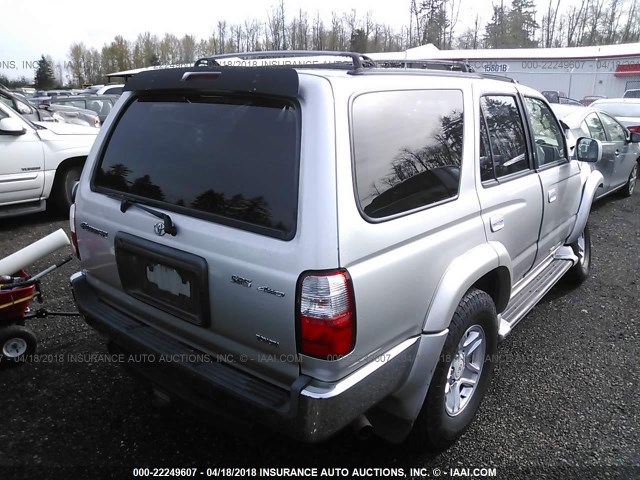 JT3HN86RX10341758 - 2001 TOYOTA 4RUNNER SR5 SILVER photo 4