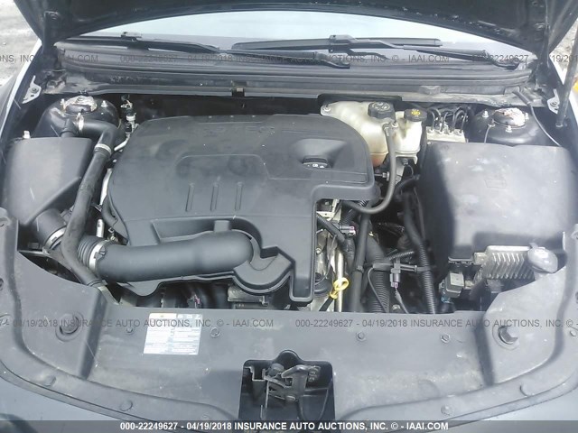 1G1ZC5EB6AF292556 - 2010 CHEVROLET MALIBU 1LT 黑色 照片 10