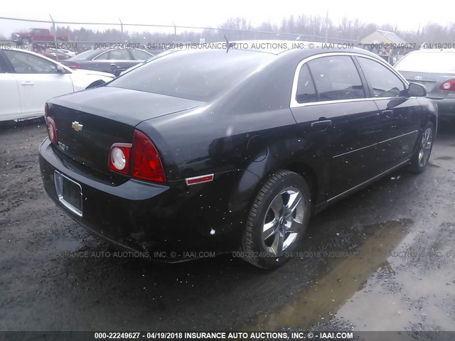1G1ZC5EB6AF292556 - 2010 CHEVROLET MALIBU 1LT 黑色 照片 4