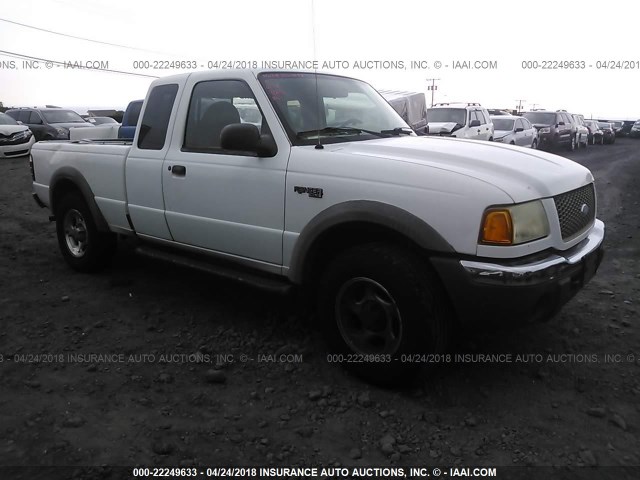 1FTZR45E02PB10775 - 2002 FORD RANGER SUPER CAB WHITE photo 1