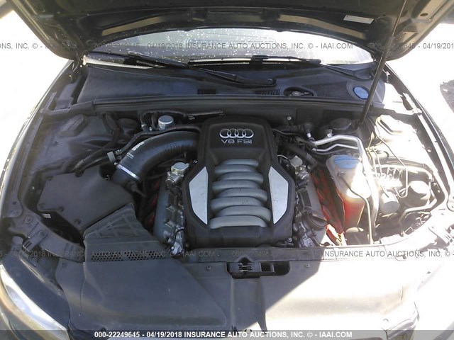 WAUCVAFR2CA024967 - 2012 AUDI S5 PREMIUM PLUS 黑色 照片 10