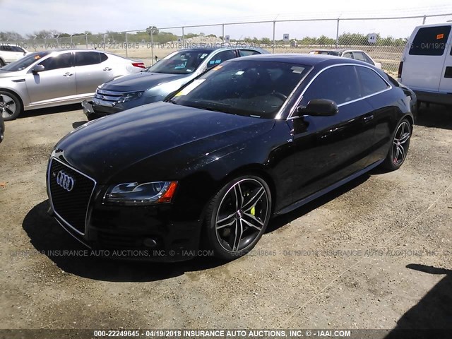 WAUCVAFR2CA024967 - 2012 AUDI S5 PREMIUM PLUS 黑色 照片 2