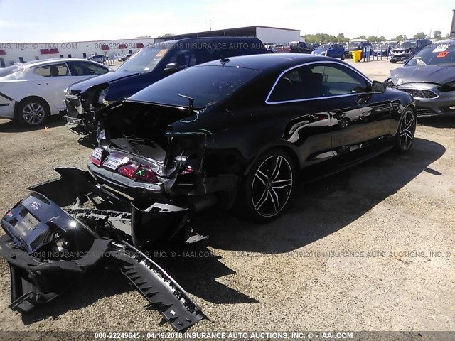 WAUCVAFR2CA024967 - 2012 AUDI S5 PREMIUM PLUS 黑色 照片 4