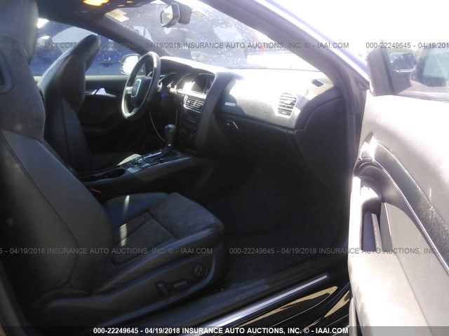 WAUCVAFR2CA024967 - 2012 AUDI S5 PREMIUM PLUS 黑色 照片 5