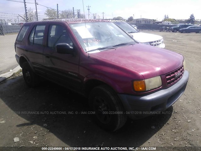 4S2CK58DXW4317639 - 1998 ISUZU RODEO S RED photo 1