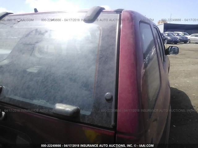 4S2CK58DXW4317639 - 1998 ISUZU RODEO S RED photo 4