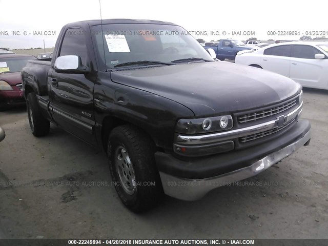 1GCEC14V51Z155259 - 2001 CHEVROLET SILVERADO C1500 BLACK photo 1