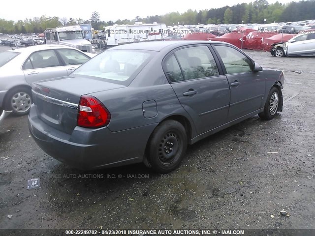 1G1ZT58F77F211328 - 2007 CHEVROLET MALIBU LT GRAY photo 4