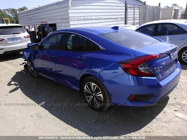 19XFC1F79GE043099 - 2016 HONDA CIVIC EXL BLUE photo 3