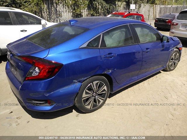 19XFC1F79GE043099 - 2016 HONDA CIVIC EXL BLUE photo 4