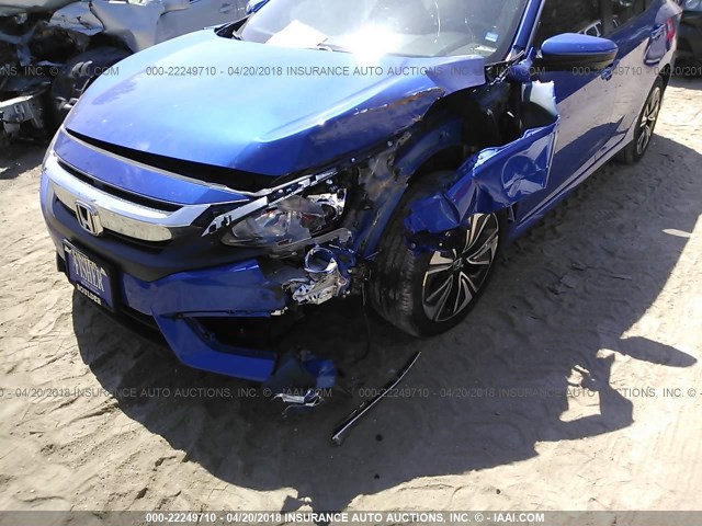 19XFC1F79GE043099 - 2016 HONDA CIVIC EXL BLUE photo 6