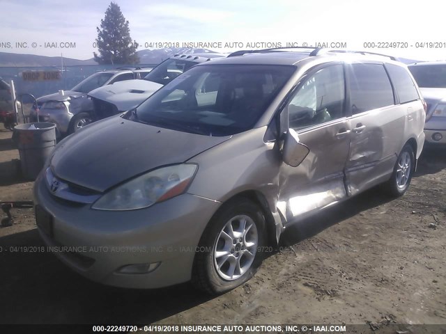 5TDBA22CX6S054808 - 2006 TOYOTA SIENNA XLE/XLE LIMITED GOLD photo 2